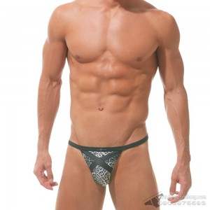 Quần lót nam Gregg Homme 162314 Captive Pouch Thong Grey Leopard Quần lót nam Gregg Homme 162314 Captive Pouch Thong Grey Leopard